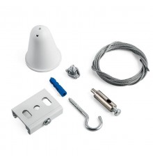 Комплект для подвесного монтажа STR-30-W-MK-5 для трехфазного шинопровода белый 5м  Б0049762  ЭРА