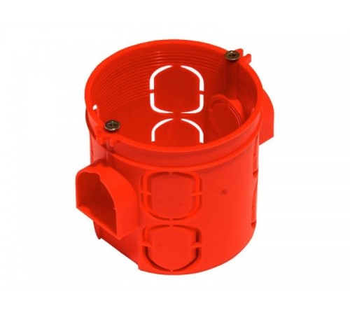 Коробка установочная 64х62 с саморезами с переходником КУ1104  HEGEL