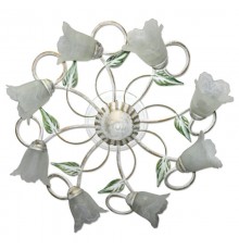 Светильник "Флорин" 181 бел.зол. (Плафон 62333) НПБ 01-8х60-101 Е14  1005404181  Элетех