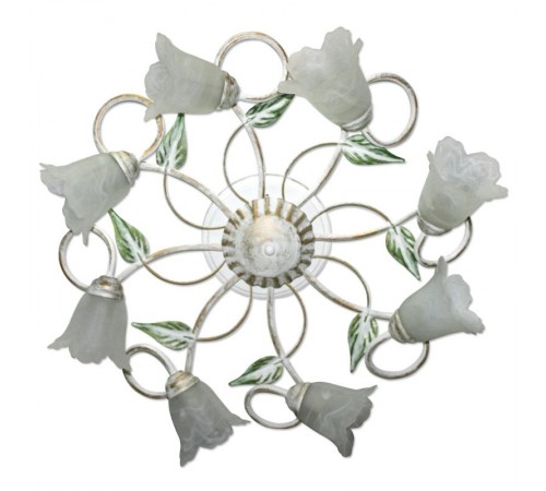 Светильник "Флорин" 181 бел.зол. (Плафон 62333) НПБ 01-8х60-101 Е14  1005404181  Элетех