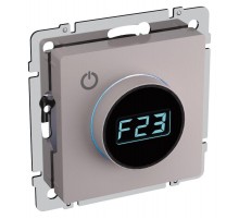 BRITE Термостат электронный с индикацией ТС10-1-БрЖ жемчуг  BR-RT11-K36  IEK