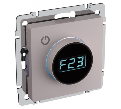 BRITE Термостат электронный с индикацией ТС10-1-БрЖ жемчуг  BR-RT11-K36  IEK