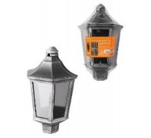 Светильник садово-парковый НБУ 06-60-003 настенный, пластик, расс. поликарбонат, серебро   SQ0330-1404  TDM