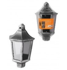 Светильник садово-парковый НБУ 06-60-003 настенный, пластик, расс. поликарбонат, серебро   SQ0330-1404  TDM