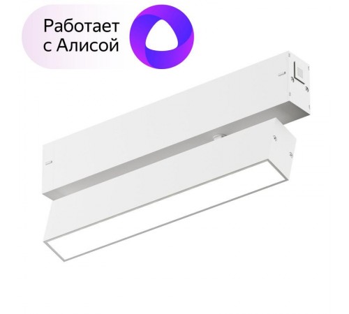 Светильник трековый поворотный матовый DK8009-WH SMART 9W DIM 3000K-6000K белый  DK8009-WH  DENKIRS