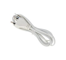 Сетевой шнур 2х0,75 кв.мм, 1,8 м белый  11-1147  REXANT