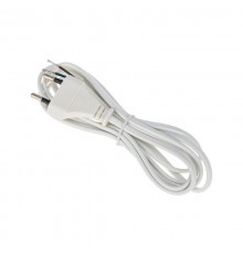 Сетевой шнур 2х0,75 кв.мм, 1,8 м белый  11-1147  REXANT