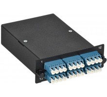 ITK Кассета для кросса ST OS2 MTPf 6хLC-quad (24 ОВ)  FCPS-0902-MTPF-024LCQ  ITK