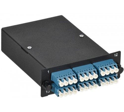 ITK Кассета для кросса ST OS2 MTPf 6хLC-quad (24 ОВ)  FCPS-0902-MTPF-024LCQ  ITK