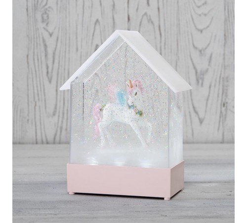 Декоративный светильник Единорог с конфетти и мелодией, USB  501-186  NEON-NIGHT