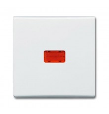 Клавиша для мех. 1-клавишного выкл./перекл./кнопки,с красной линзой(IP44),серия Allwetter 44, цвет слоновая кост  1731-0-1833   2CKA001731A1833  AB