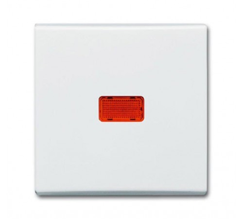 Клавиша для мех. 1-клавишного выкл./перекл./кнопки,с красной линзой(IP44),серия Allwetter 44, цвет слоновая кост  1731-0-1833   2CKA001731A1833  AB