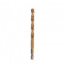 Сверло по металлу, 7мм, Р6М5, ТИТАН, шестигранный хвостовик (1 шт. в упаковке) DIN 338  KR-91-5508  Kranz