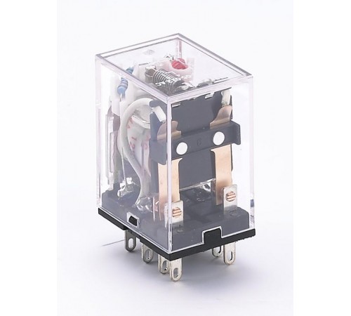 Промежуточное реле 2 конт. с инд. LED 5А 24В AC ПР-1  23216DEK  DEKraft