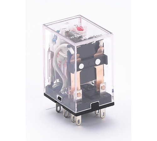 Промежуточное реле 2 конт. с инд. LED 5А 24В AC ПР-1  23216DEK  DEKraft