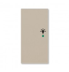 ABB Levit Кофе макиато Клавиша 2-ая левая с символом освещения free@home  6220H-A02101 18  2CHH622101A4018  ABB