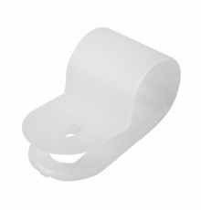 Кабельная скоба под винт 9 мм, белая, упаковка 50 шт.  07-4409  REXANT