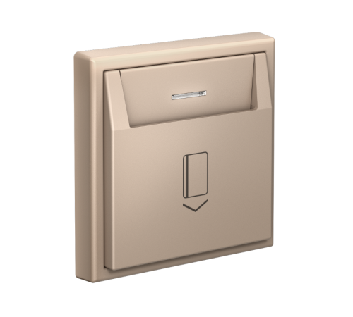 ArtGallery Песочный Выключатель карточный 10А, без задержки времени, быстрозажимные клеммы  GAL001214S  SE