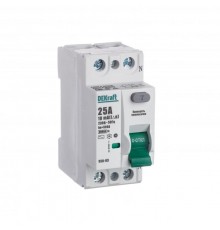 Выключатель дифференциальный (УЗО) УЗО-03 2п 25А 10мА тип AC  14051DEK  DEKraft