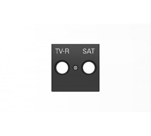 Накладка для TV-R-SAT розетки, серия SKY, цвет чёрный бархат2CLA855010A1501 ABB