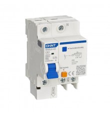 Выключатель автоматический дифференциального тока  NXBLE-63 1P+N C20 30мА тип AС 6кА, электронный (R)  819933  CHINT