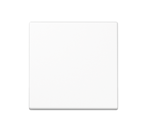 Одинарная клавиша для балансирных механизмов выключателей (кнопок), в комплекте с AS90HP (крепежный элемент), возможно IP44; дюропласт; белый; A500  