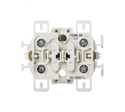 Simon 73 Выключатель 2-кл кнопочный для управления жалюзи, 10А 250В, S73, S73 Loft  73396-39  Simon