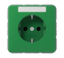 Штепсельная розетка SCHUKO 16A 250V~ с защитой от детей и полем для надписи CD1520BFKINAGN Jung