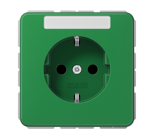 Штепсельная розетка SCHUKO 16A 250V~ с защитой от детей и полем для надписи CD1520BFKINAGN Jung