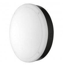 Светильник светодиодный пылевлагозащищенный для ЖКХ ДПО-15Вт 3000K 1400лм IP65 черный 250мм с датчиком LEDVANCE BULKHEAD  4058075375284  LEDVANCE