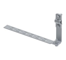 Держатель КЛИК круглого проводника на пластине под черепицу L-415, гор. цинк, 394052  МД-052-ГЦ   Ostec