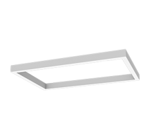 Светодиодный светильник Х-line прямоугольный подвесной 90 Вт 4000 К 1050x595x100 мм RAL9003 белый муар  V1-R0-1R828-02OP0-4009040  VARTON