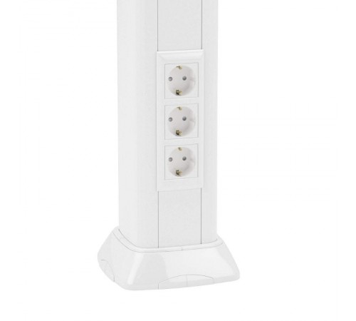 Колонна алюминиевая, 2.7 - 4.2м, цвет белый  09572  DKC