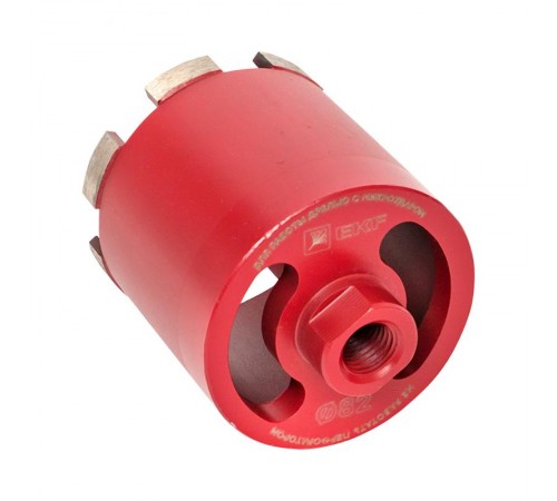 Коронка алмазная для дрелей с микроударом (верхнее пылеудаление) DCH-82MHS Micro Hit Laser M16 Professional  dch-82-mhs-m16  EKF