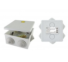 Коробка уравнивания потенциалов (КУП) о/п 85х85х40мм, шина 6х9, 8 групп, IP44, инд. Штрихкод  SQ1401-1360  TDM