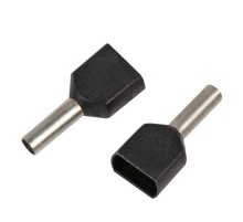 Наконечник-гильза двойная 8мм с изолир.фланцем, 1,5мм.кв.  2ART5052  DKC