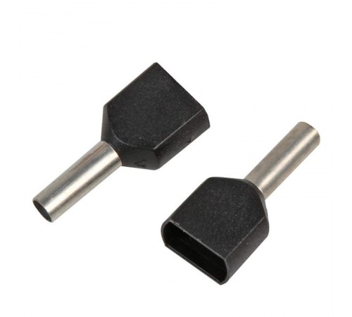 Наконечник-гильза двойная 8мм с изолир.фланцем, 1,5мм.кв.  2ART5052  DKC