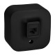 Quteo Чёрный Розетка компьютерная RJ45 кат. 5e   782480  Legrand