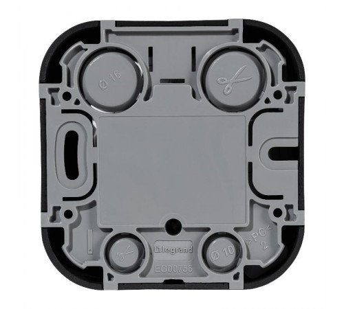 Quteo Чёрный Розетка компьютерная RJ45 кат. 5e   782480  Legrand