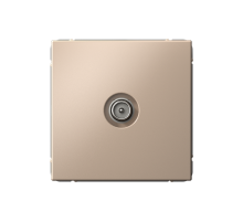 ArtGallery Песочный Розетка TV проходная 4DB, механизм  GAL001292  SE