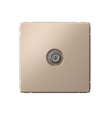 ArtGallery Песочный Розетка TV проходная 4DB, механизм  GAL001292  SE