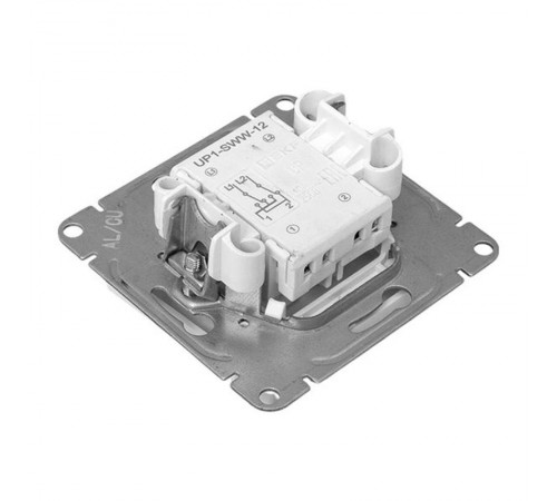 Механизм выключателя, одноклавишный, перекрёстный, белый Эпика EKF  UP1-SWW-12  EKF