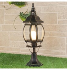 Светильник садово-парковый настенный 1001S черное золото / 9913-D (GL 1001S)  a034310  Elektrostandard