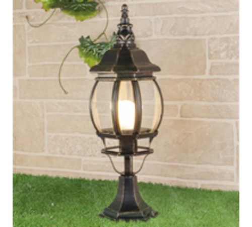 Светильник садово-парковый настенный 1001S черное золото / 9913-D (GL 1001S)  a034310  Elektrostandard