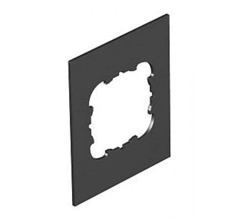 Крышка для напольного бокса Telitank на 1 устройство EKR 71x88 мм (ПВХ,черный) (T12L P1S 9011)  7408172  OBO Bettermann