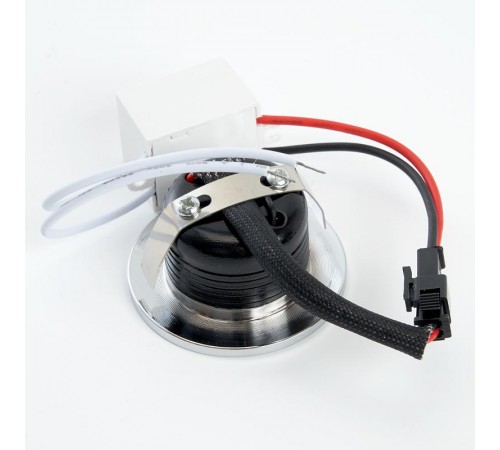 Светильник светодиодный встраиваемый для подсветки мебели LN003 3W 210 Lm 4000К хром  28772  FERON