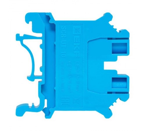 Клеммная колодка винтовая 16 UT синяя  scr-ut-16-b  EKF