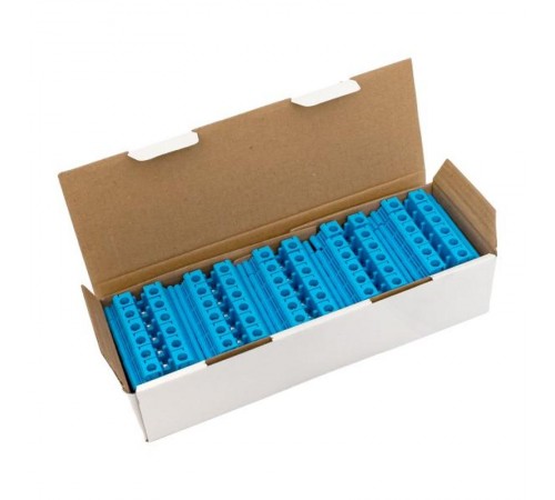Клеммная колодка винтовая 16 UT синяя  scr-ut-16-b  EKF