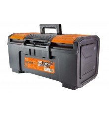 Ящик для инструментов ПРОФИ-24, 59х27х26 см, усилен., замок-автомат, лоток, органайзеры, "Рубин"  SQ1032-0206  TDM