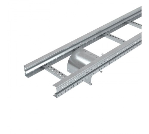 Пластина вывода кабеля для лестничных лотков осн.700 мм, цинк-ламель, в комплекте с крепёжными элементами, необходимыми для монтажа  UEP70KZL  DKC